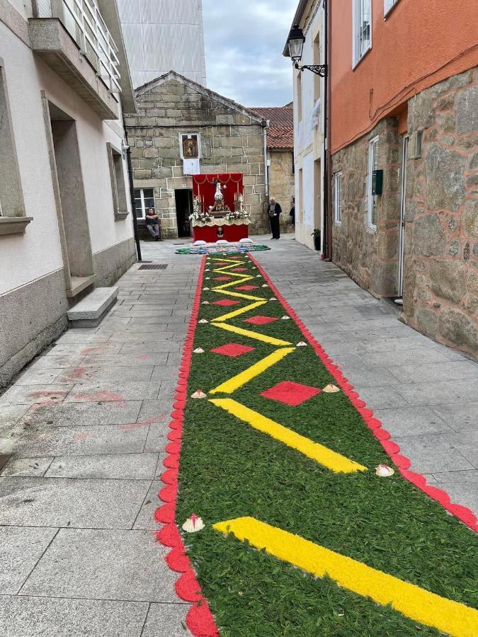Pension Mar De Rosa Villanueva De Arosa Buitenkant foto